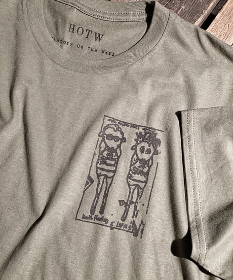 H.O.T.W graphic Tee #2 (KHAKI)