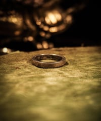 Dullness simple vintage silver ring