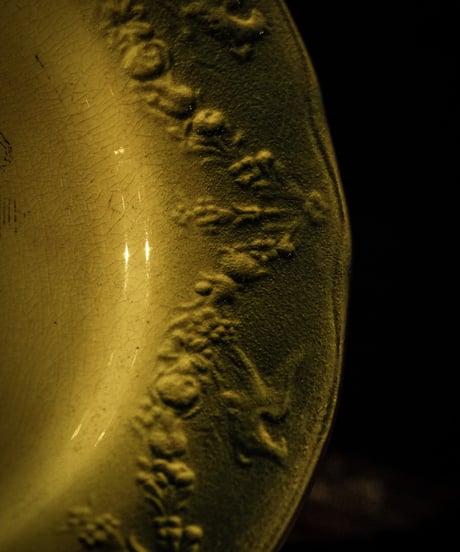1880's-1920's Talking plate, Lunéville earthenware