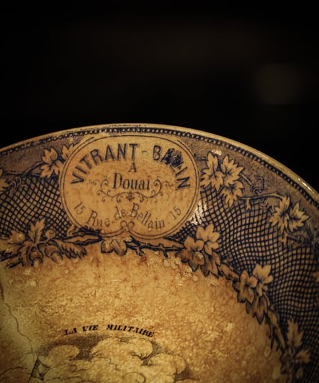 《Vitrant-Baïn à Douai》 “La Vie Militaire” Camp de Cavalerie plate