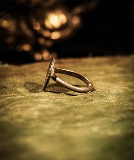 6 pence coin silver ring