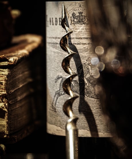 Silver vintage corkscrew
