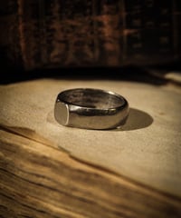 Signet vintage sterling silver ring