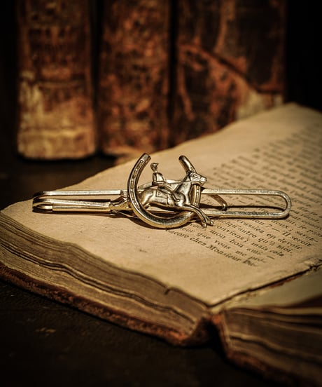 Mid-Century British Horseshoe & Horse Tie Clip