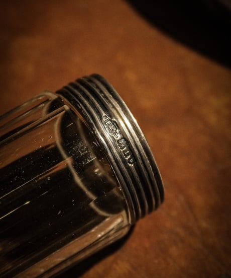 1904's Victorian Silver Topped Dressing Table Bottle