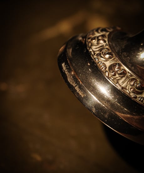English Silver-Plated Flower Vase