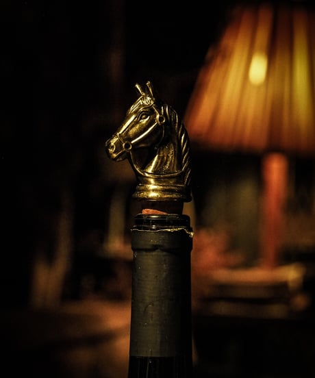 Horse silver kurk stopper