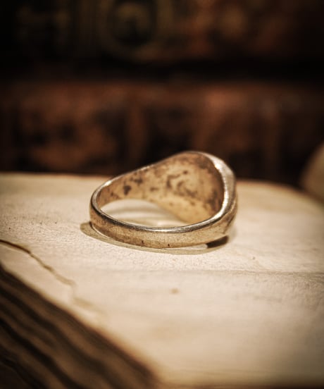 1900-1930's Early 20th Century British Silver Signet Ring