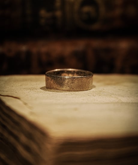 Slap vintage sterling silver ring