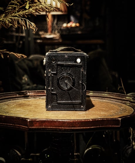 Ensign 2 1/4 B Box Film Camera by Houghton