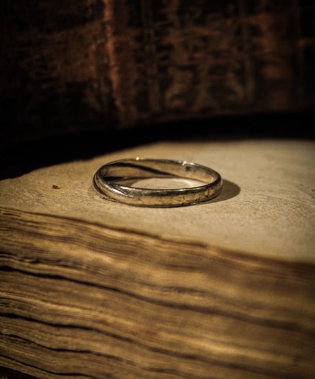 Twist vintage sterling silver ring