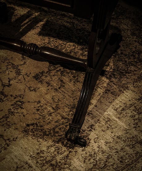 Victorian Mahogany Leather-Top Writing Table