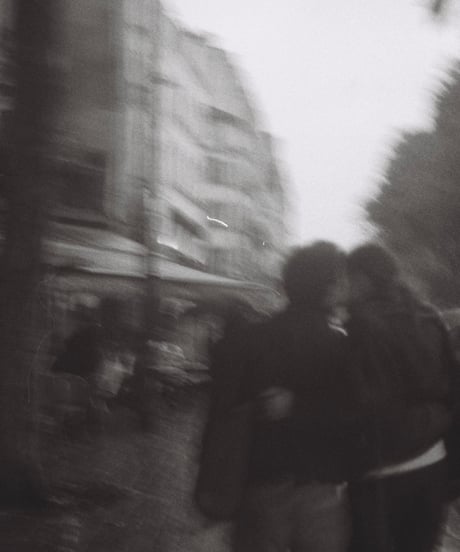 キスを交わす二人[Photo +Frame SET]
