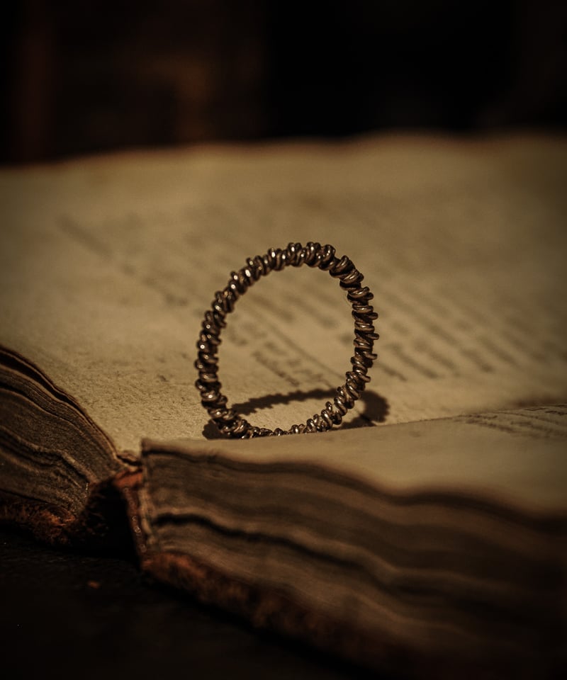 British Sterling Silver Twisted Eternity Ring |