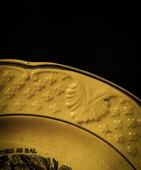 1880's-1920's Talking plate, earthenware