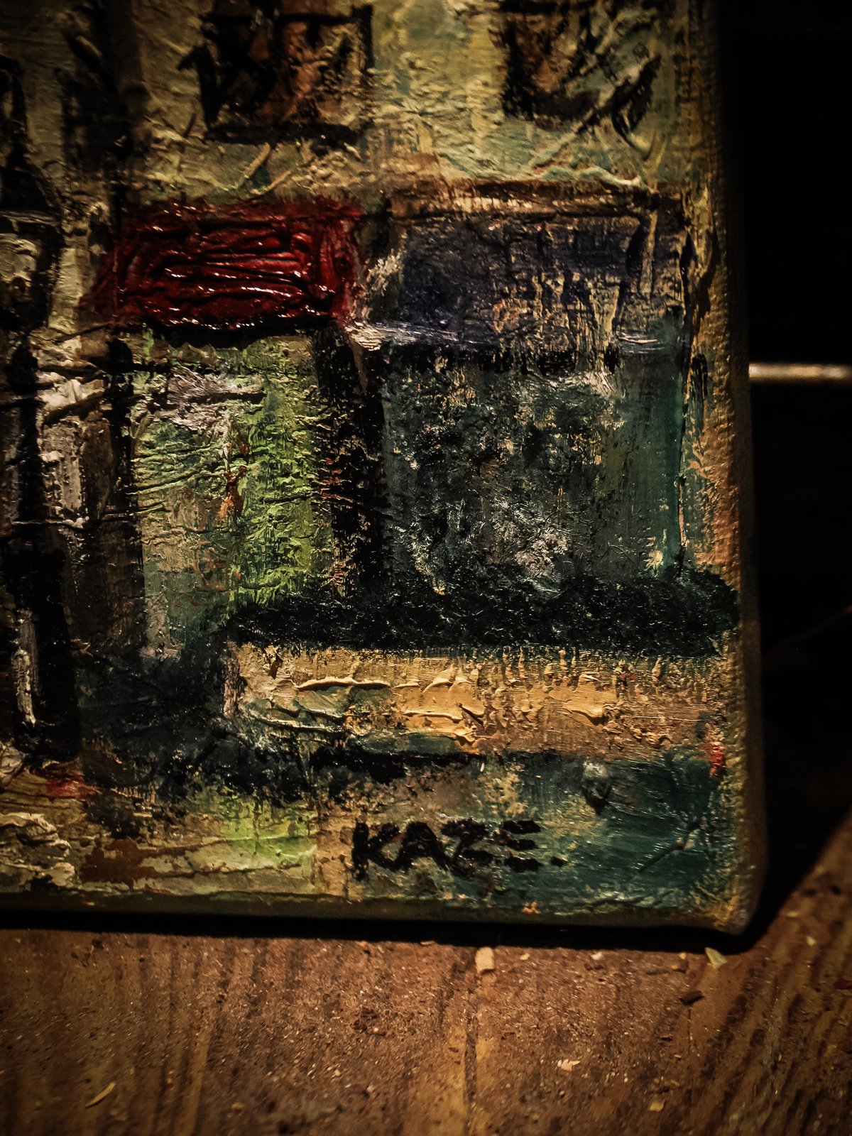 Street lamp] Oil painting by Kaze | WAIOKIRY