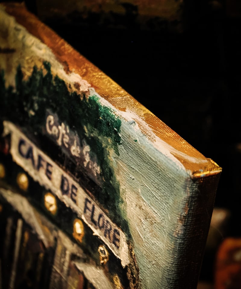 Cafe de Flore] Oil painting by Kaze | WAIOKIRY