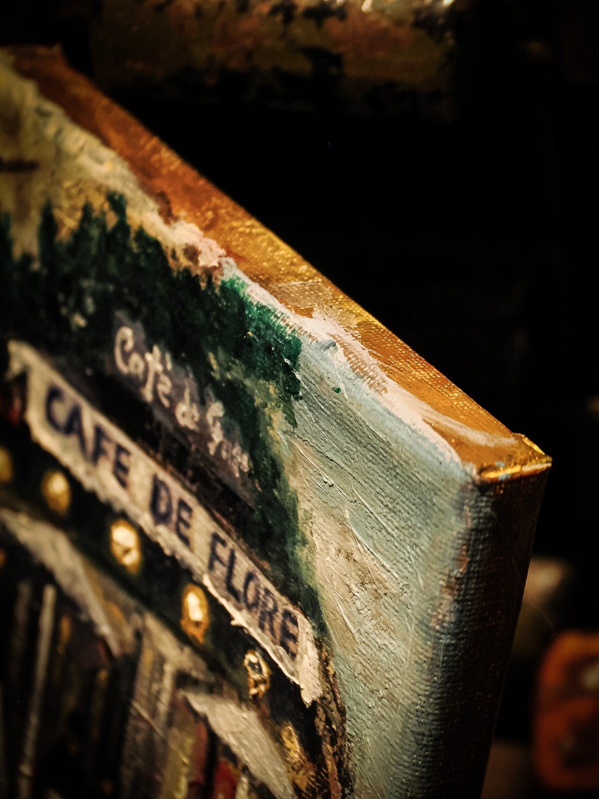 Cafe de Flore] Oil painting by Kaze | WAIOKIRY