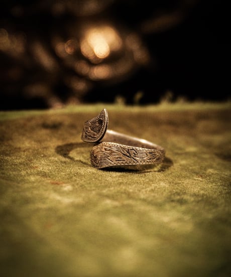 Native spoon vintage silver ring