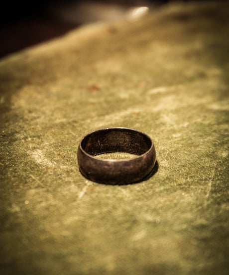 Subdued vintage silver ring