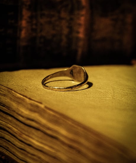 9ct & Silver signet ring
