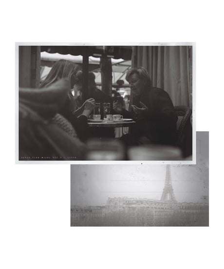 PARIS PHOTO POST CARD [ LES DEUX MAGOTS ]