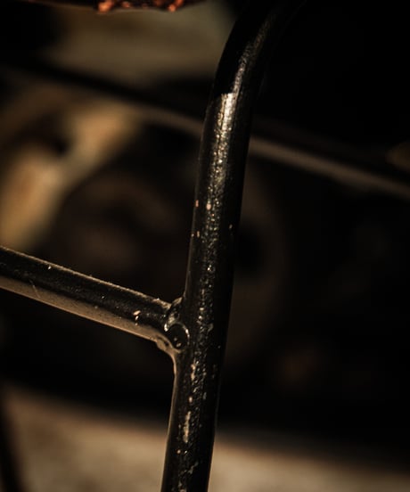 Vintage Mexican Leather & Iron Chair / 1950s–60s