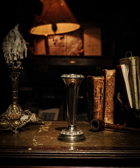 English Silver-Plated Flower Vase