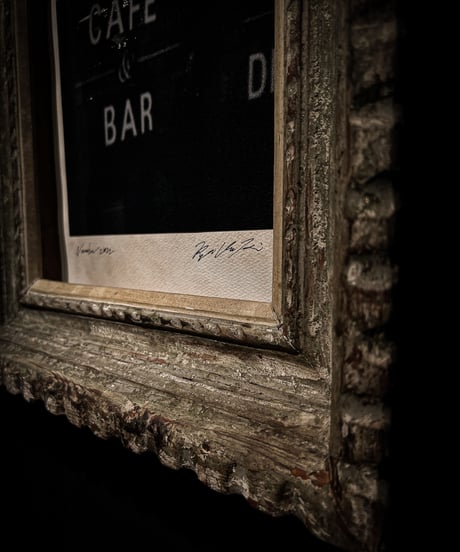Cafe window [Photo +Frame SET]