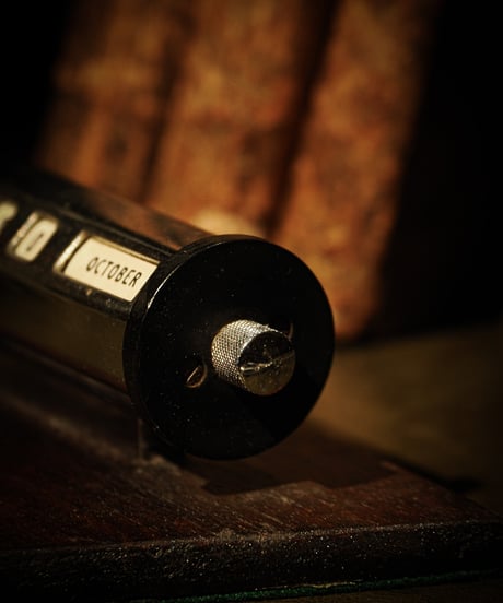 Vintage British Perpetual Desk Calendar