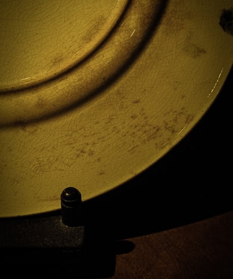 1880's-1920's Talking plate, Lunéville earthenware