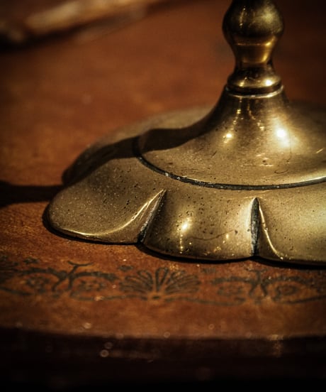 1900's vintage brass candlestick