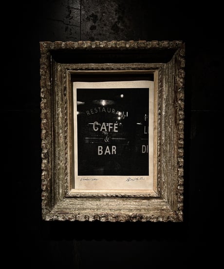 Cafe window [Photo +Frame SET]