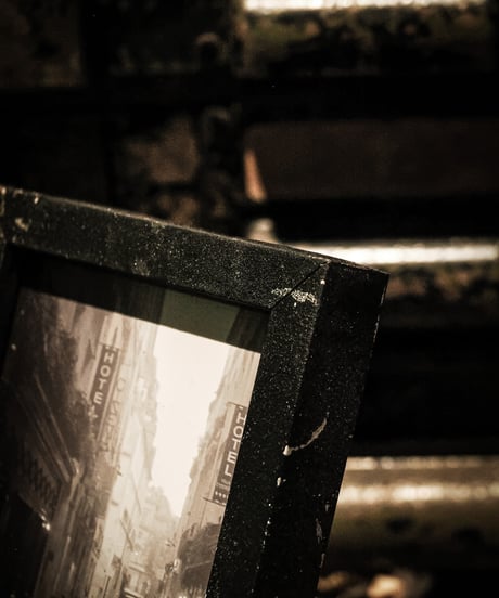 [Street] 1950's Camera Photo in Paris + Frame SET