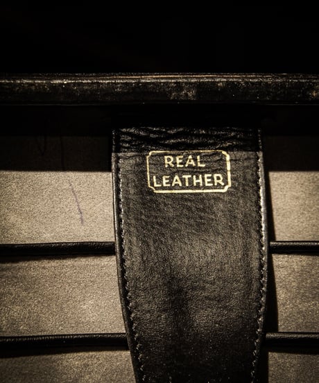 Vintage real leather attaché case