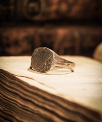 1900-1930's Early 20th Century British Silver Signet Ring