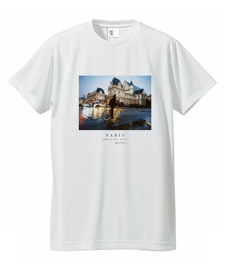 PARIS PHOTO TEE [ Rain and bicycle ]