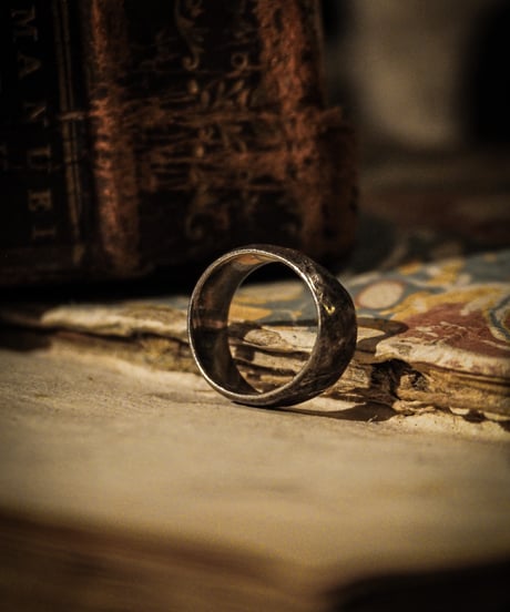 Slap vintage sterling silver ring