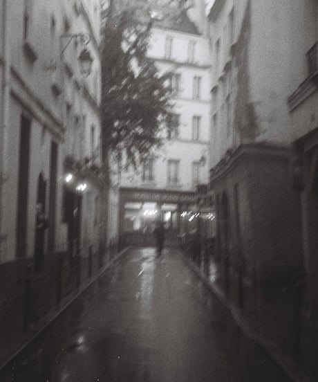 雨の日の裏通り[Photo +Frame SET]