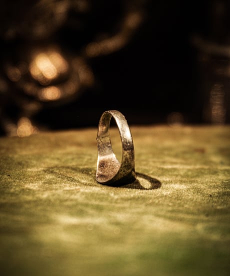 Signet vintage silver ring