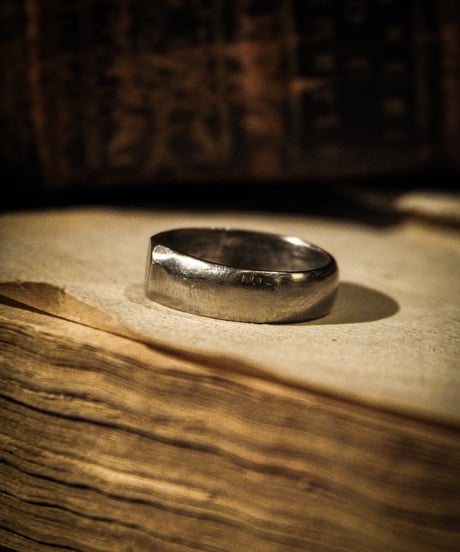 Signet vintage sterling silver ring