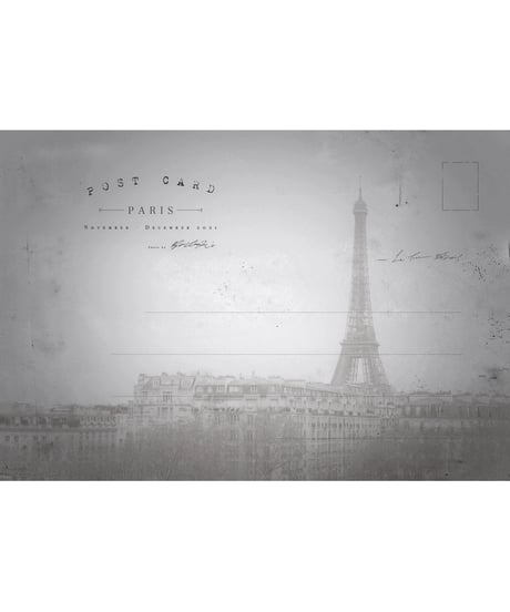 PARIS PHOTO POST CARD [ Chess in the park ]