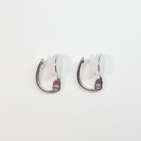 PE-F/Rh Silver(Rh) Earrings(フープイヤリング)