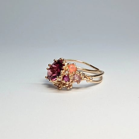 22R116 K10 Ring (Pink Tourmaline)