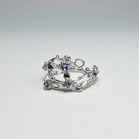 E621 Silver Ear cuffs (Stardust)