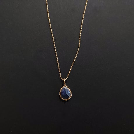 20N6 Silver(K18Gp) Necklace (Sapphire)