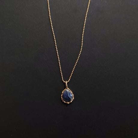 20N6 Silver(K18Gp) Necklace (Sapphire)