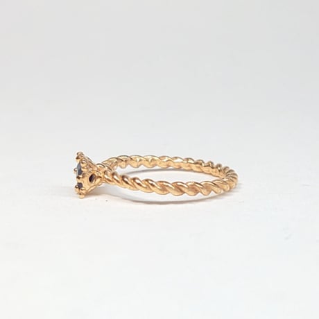 3R43 Silver(K18Gp) Ring (Onyx)