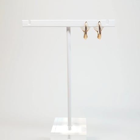 PE-F/18 Silver(K18) Earrings(フープイヤリング)