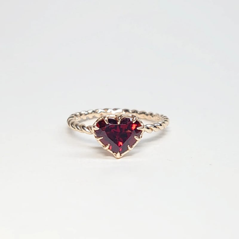 4R57 K10 Ring (Garnet) | la luce del sole 4R57 K10 Ring (Garnet) | la luce del sole